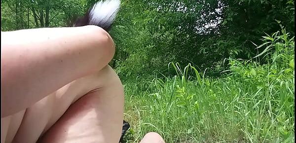  Amateur Exhibitionist MILF Naughty Nyara gives a Blowjob and Fuck in a Public Park